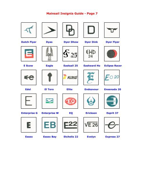 Sail Insignia Guide - AudioSeaStories.com