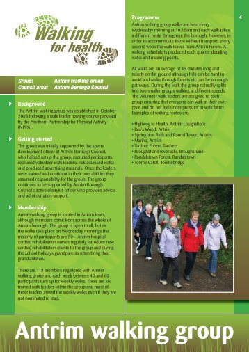 Antrim walking group - Health Promotion Agency