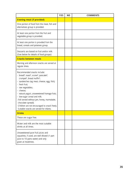 Nutrition matters for the early years - Health Promotion Agency