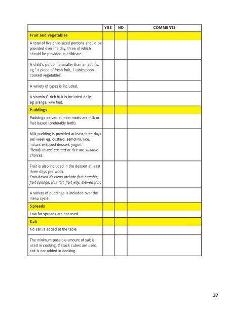 Nutrition matters for the early years - Health Promotion Agency