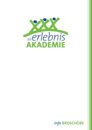 Organigramm - bei der Erlebnis Akademie AG