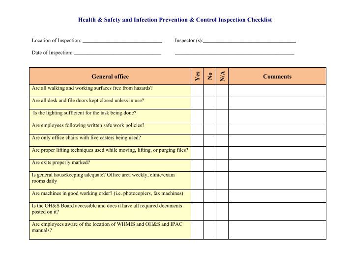 health safety infection control health safety infection control