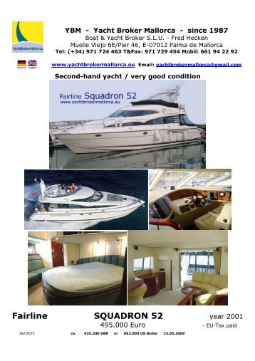 2 Fairline Squadron 52 Ref.8572 - heckenweb.de