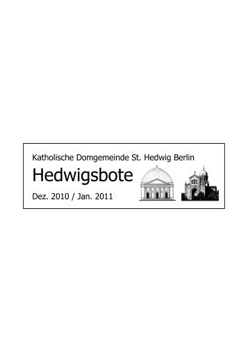 Hedwigsbote - St. Hedwigs-Kathedrale Berlin