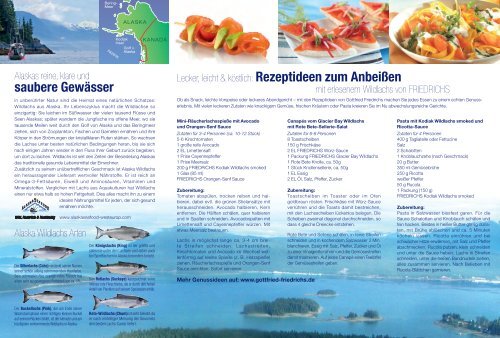 Flyer ? Kodiak Wildlachs aus Alaska - Gottfried Friedrichs