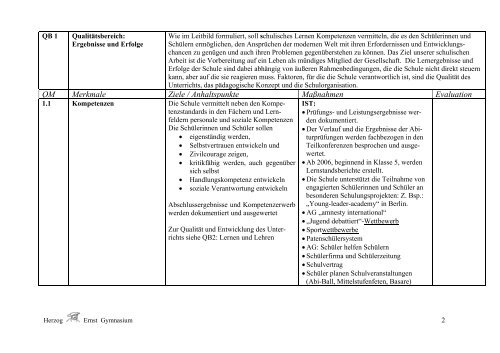 Schulprogramm - HEG-Portal