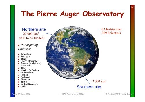 Cosmic ray physics and AUGER latest results