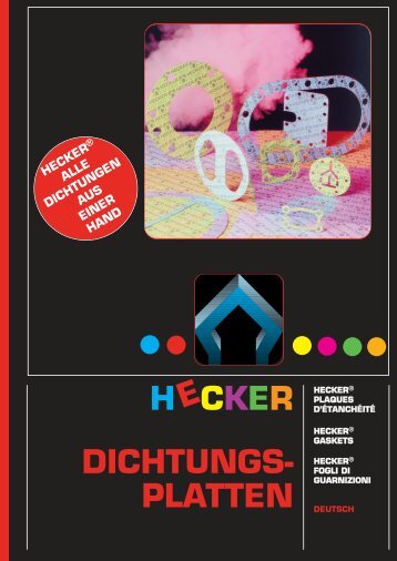H CKER DICHTUNGS- PLATTEN E - HECKER WERKE GmbH