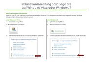 Installationsanleitung SolidEdge - Hans-Scholl-Realschule