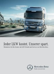 Jeder LKW kostet. Unserer spart. - Brinkmannbleimann