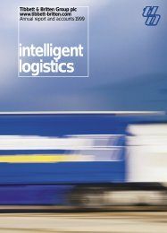intelligent logistics - Hayes Anderson Limited