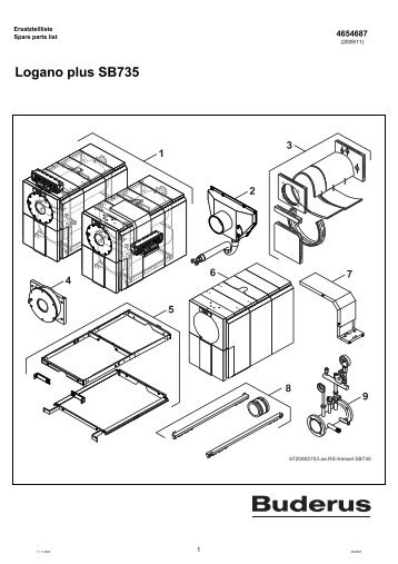 Buderus-Ersatzteil-Katalog SB735