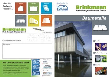 Baumetalle - Brinkmann Bedachungsfachhandel in Detmold und ...