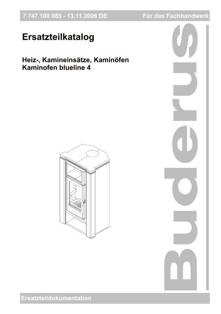 Komplette Ersatzteilliste PDF download - Buderus Ersatzteile fÃ¼r ...