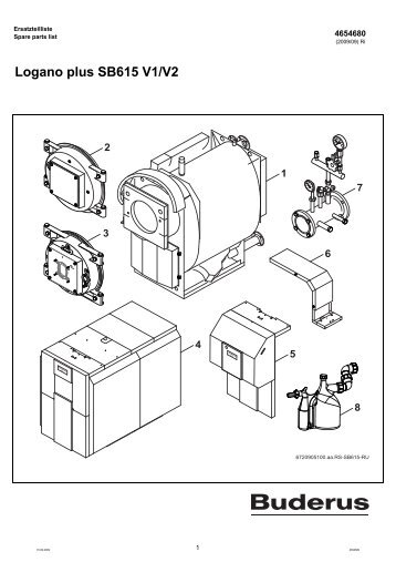 Buderus-Ersatzteil-Katalog SB615 V1-VS