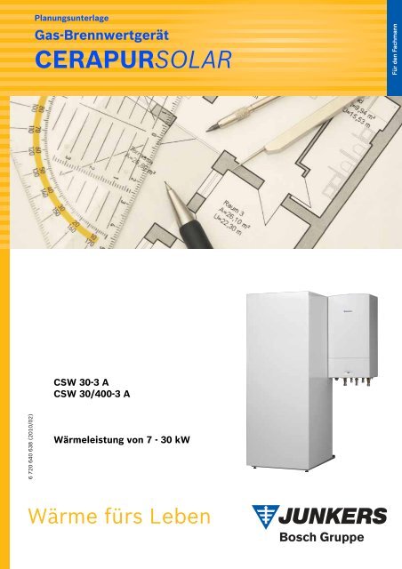 CerapurSolar-Planungsunterlage - Heizung und Solar zu ...