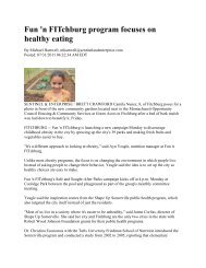 article - Healthy Kids Healthy Communities