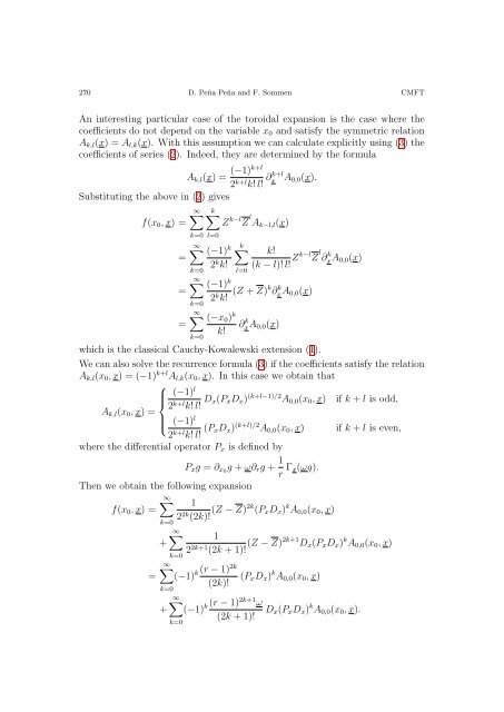 Some Power Series Expansions for Monogenic Functions in