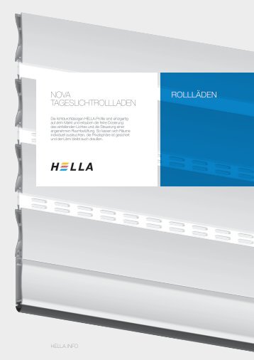 ROLLLÄDEN Nova TageslichTrollladeN - Hella Specht