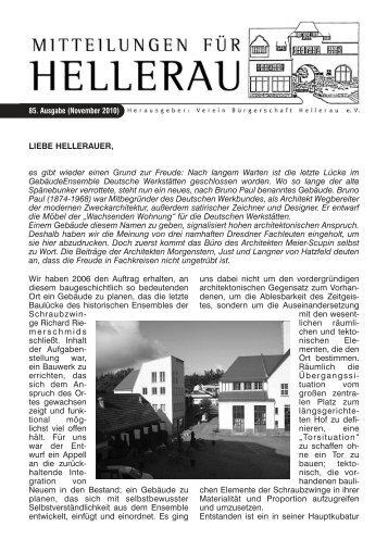 No85 - Verein BÃ¼rgerschaft Hellerau