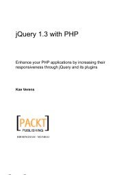 jQuery 1.3 with PHP