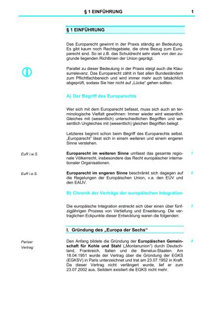 Skript Basics Europarecht Hemmer Shop