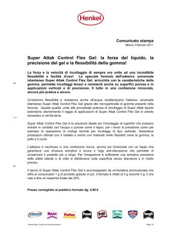 Comunicato stampa / PDF - Henkel