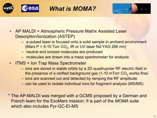 Mars Organic Molecule Analyzer (MOMA) - Harsh-Environment ...