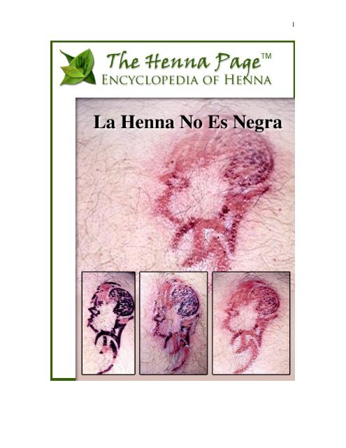 Que es la "Henna Negra - The Henna Page