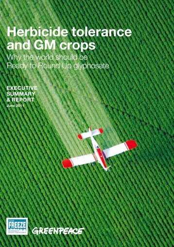 Herbicide tolerance and GM crops - Greenpeace