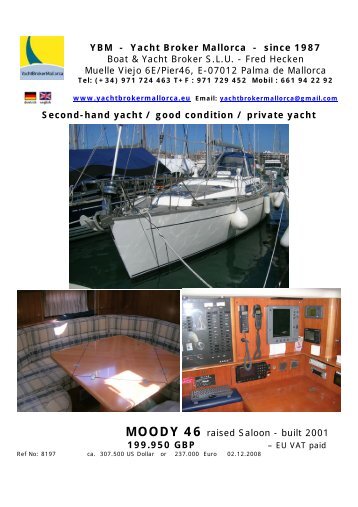 YBM - Yacht Broker Mallorca - since 1987 Boat ... - heckenweb.de