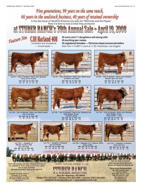 April/May 2008 Issue (pdf - 7794 kb)... - Hereford America