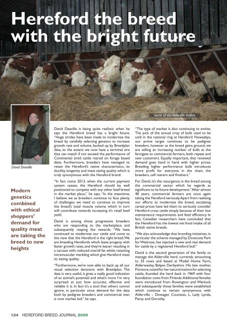 Hereford the breed with the bright future - Hereford Cattle Society