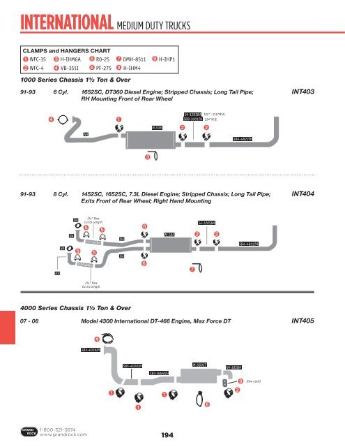 International - Grand Rock Truck Exhaust Systems