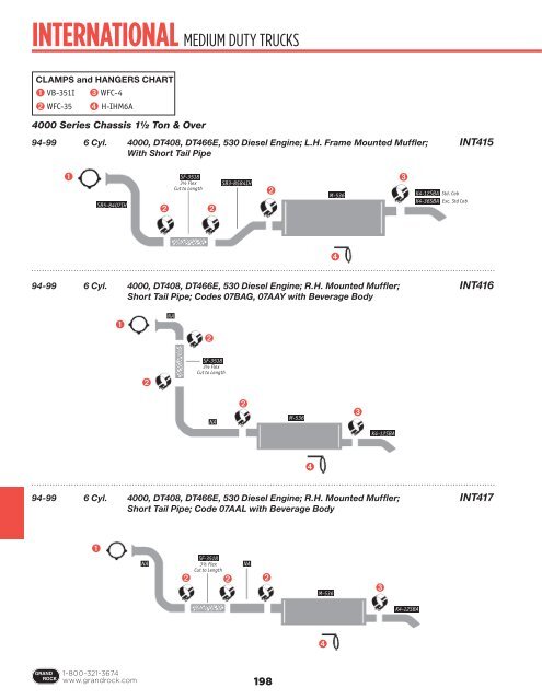 International - Grand Rock Truck Exhaust Systems