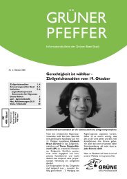 Ausgabe Oktober 2008 - Grüne Partei Basel-Stadt