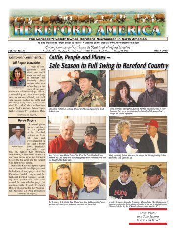 March 2013 Issue (pdf - 21.5 MB)... - Hereford America