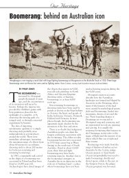 Boomerang: Behind An Australian Icon - Australian Heritage Magazine