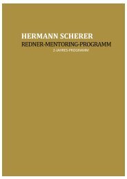 Mentoring-Programm - Hermann Scherer