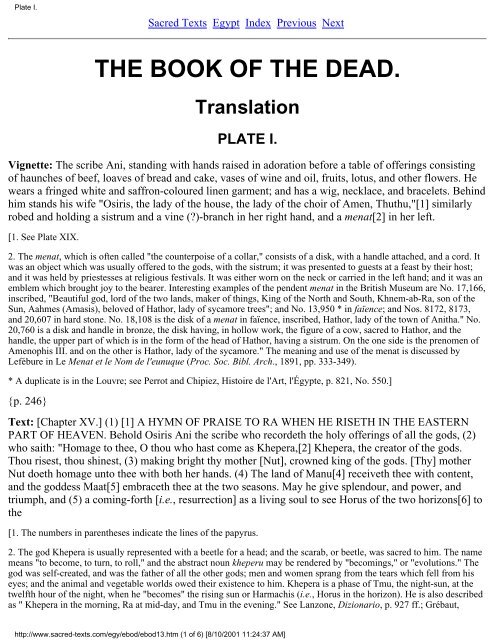 the Book of the Dead ( PDF )