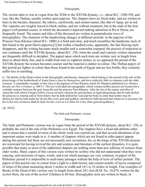 the Book of the Dead ( PDF )