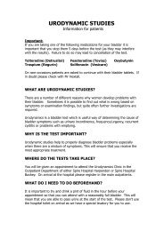 urodynamic studies - HertsGynae