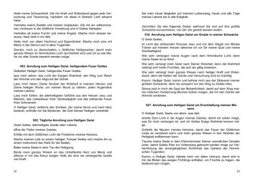 Gebete zum heiligen Geist (PDF) - Herzmariens.de