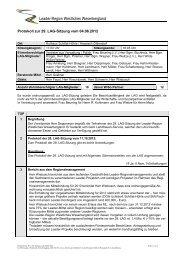 Protokoll zur 29. LAG-Sitzung - Stadt Hessisch Oldendorf