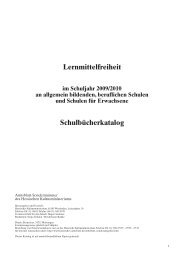 Lernmittelfreiheit SchulbÃ¼cherkatalog - Amtsblatt des hessischen ...