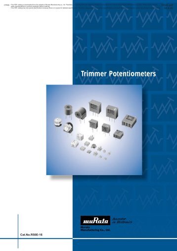 Trimmer Potentiometers - ECEE