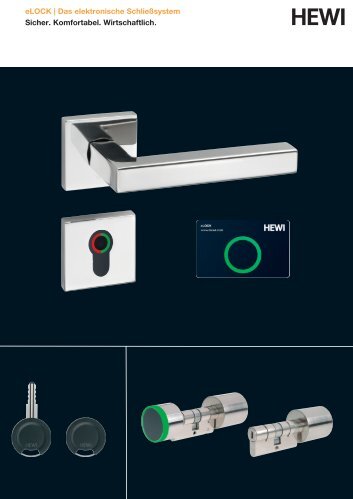 eLOCK | Das elektronische SchlieÃsystem Sicher ... - HEWI
