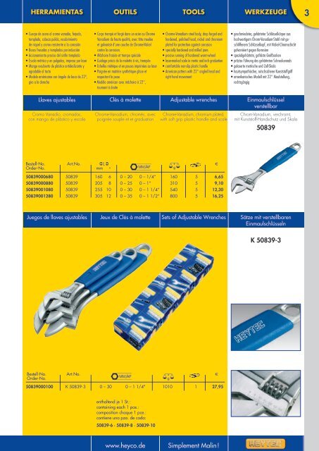 HEYTEC Tools 2010 [13.682 KB] - Heyco