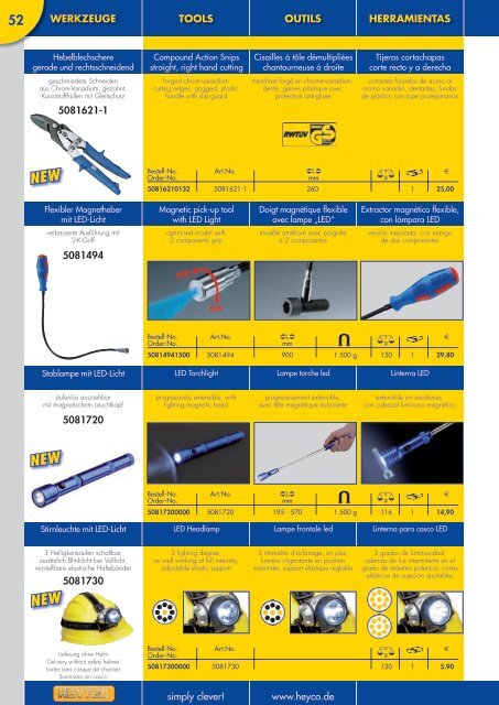 HEYTEC Tools 2010 [13.682 KB] - Heyco