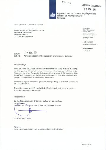 beschermd dorpsgezicht - Gemeente Hardenberg